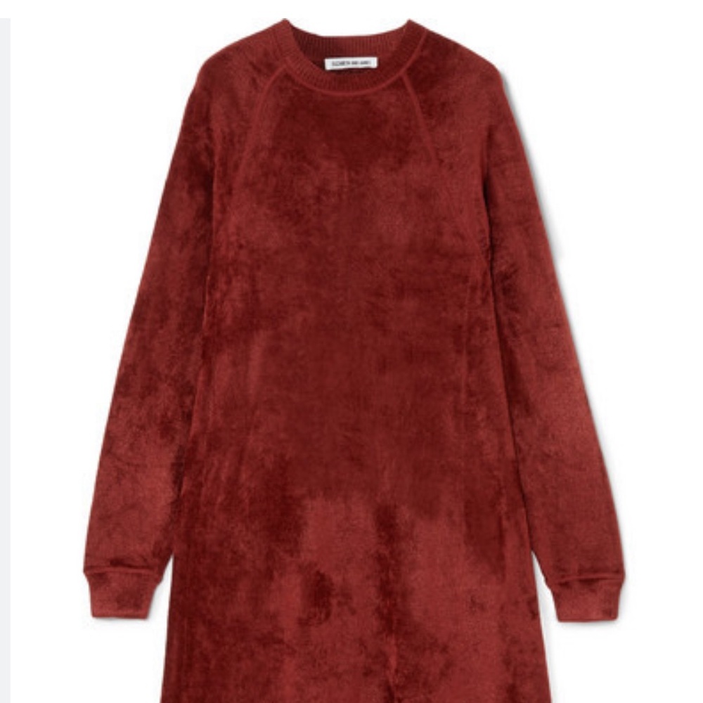 Elizabeth and James Lafayette Crushed Velvet Mini Dress - XS